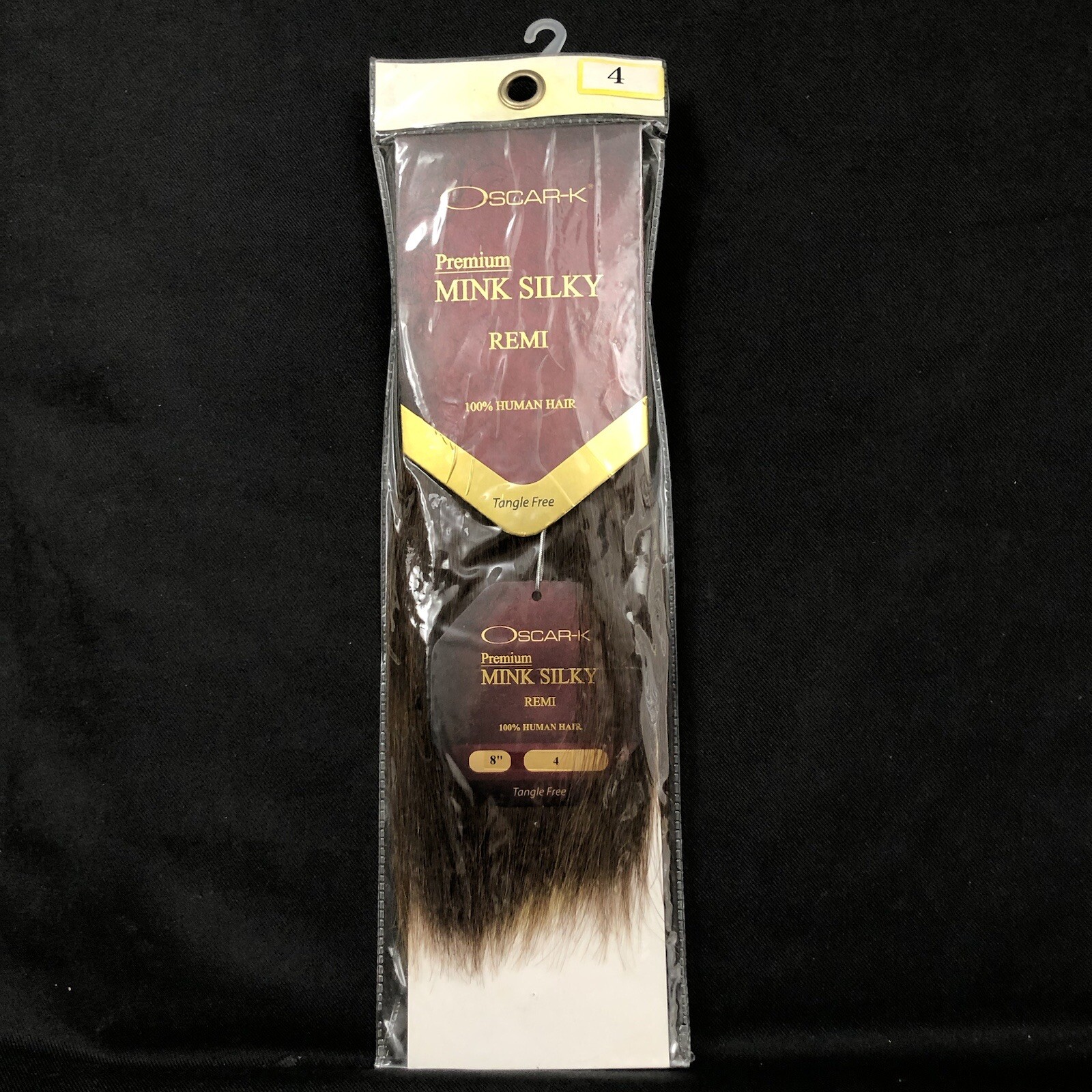 Oscar-K 100% Human Hair Remi Premium Mink Silky 8” Color 4