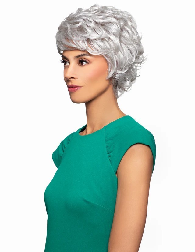 Foxy Silver BLOSSOM Wig, Stylish and Natural-Looking Synthetic Wig