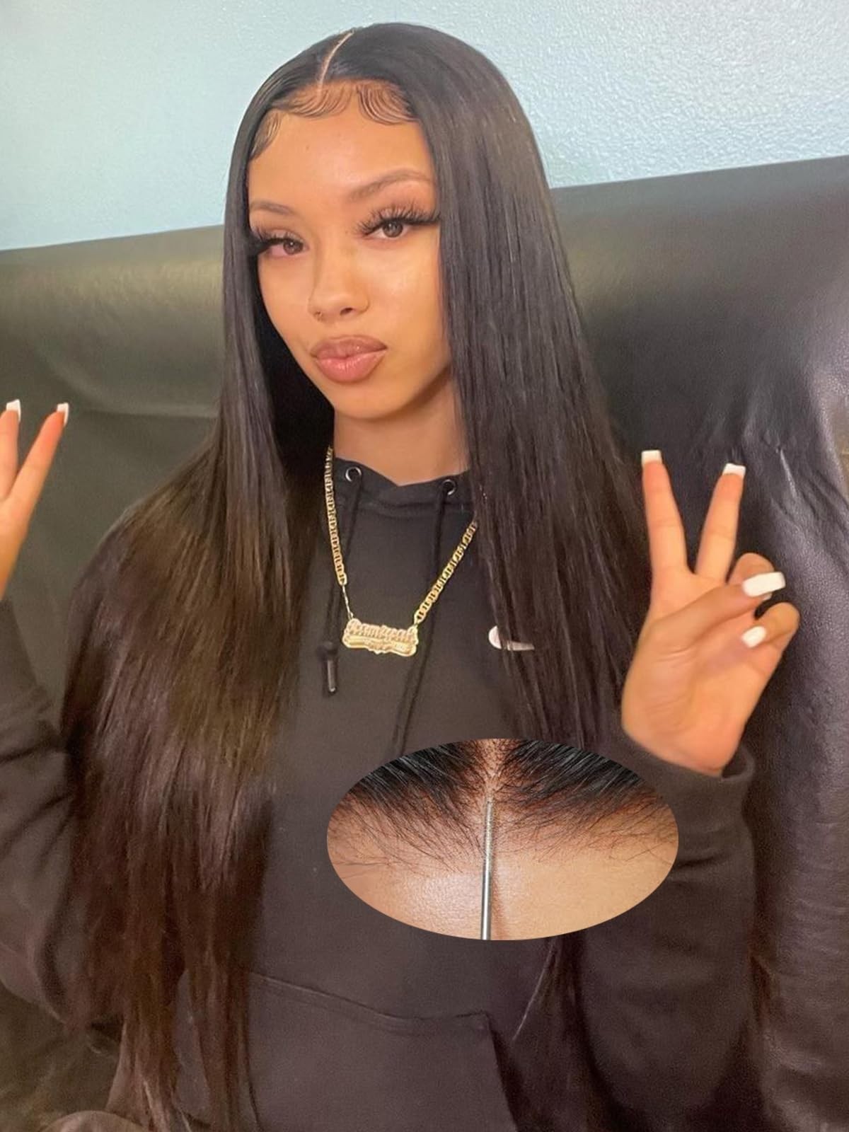 20 Inch 200% Density HD Lace Front Wig – Glueless, Pre Plucked, Natural Hairline