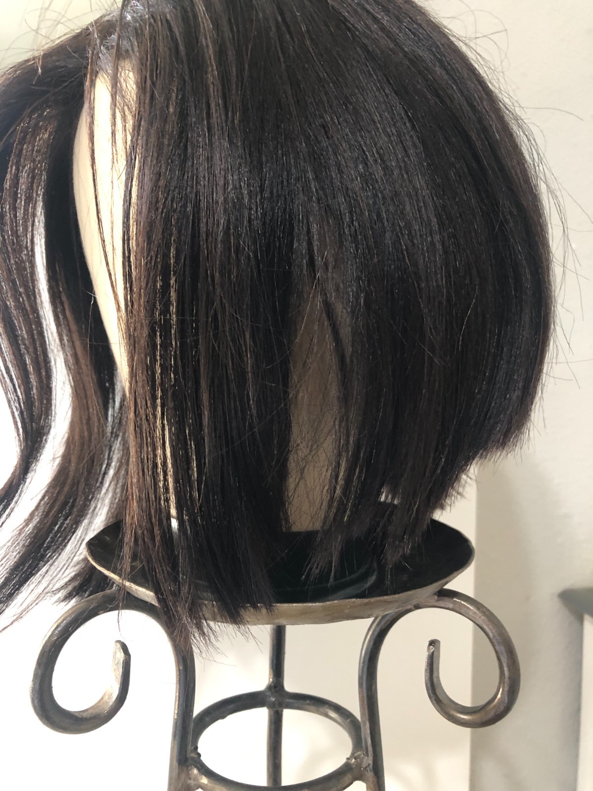 Luvme Hair HD Lace Wig Asymmetrical Bob 100% Human Hair Glueless C-Part 10-14 In