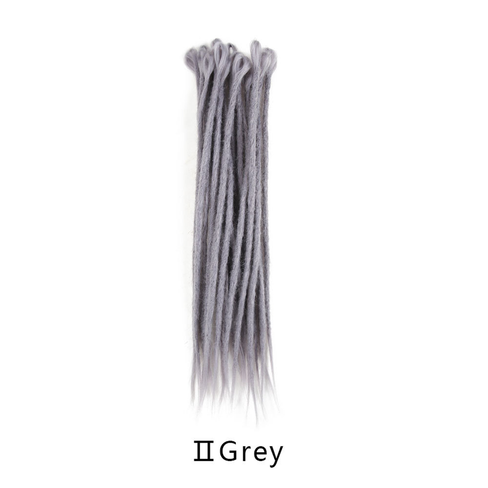 20in Ombre Dreadlocks Extensions Crochet Braiding Hair Dreads Locs Synthetic New