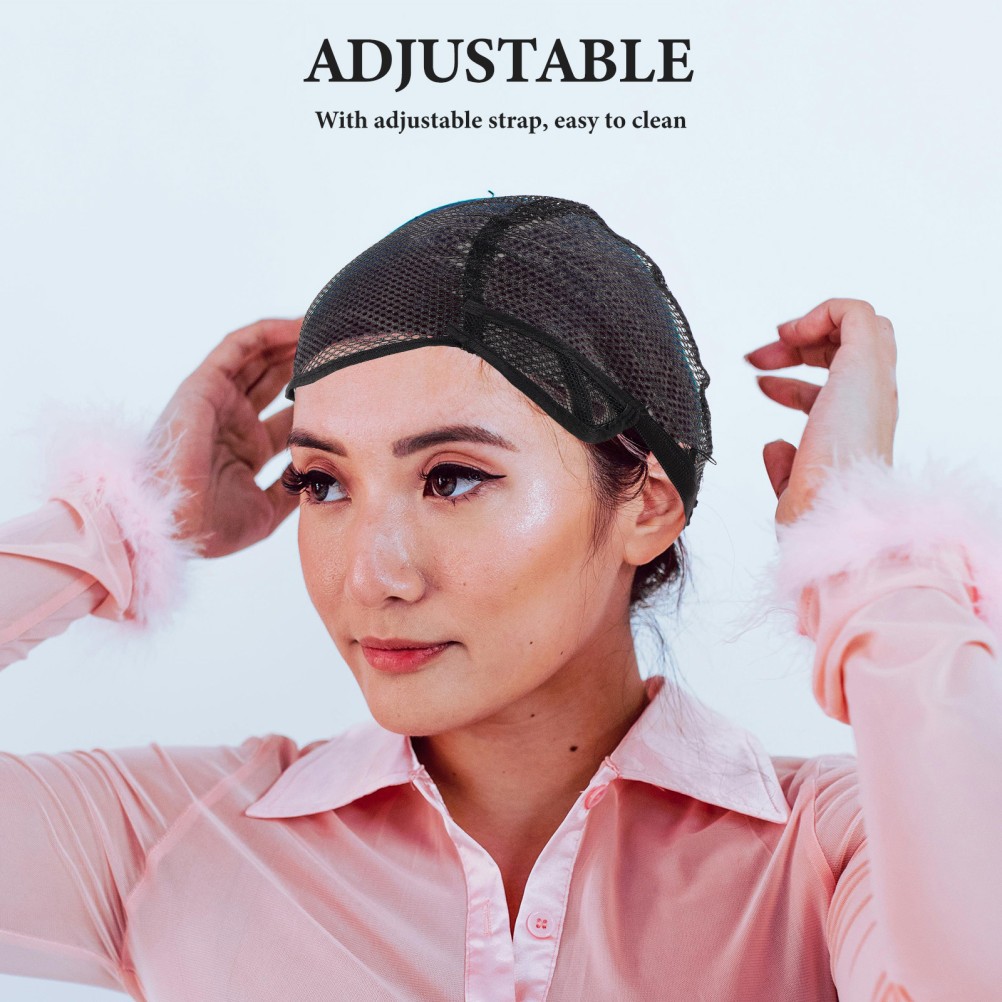 2 PC Wig Net Cap Man Braid for Crochet Cotton Breathable Hair Caps