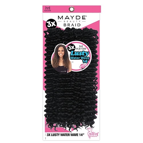 Crochet hair – 3X LUSTY WATER WAVE 14″