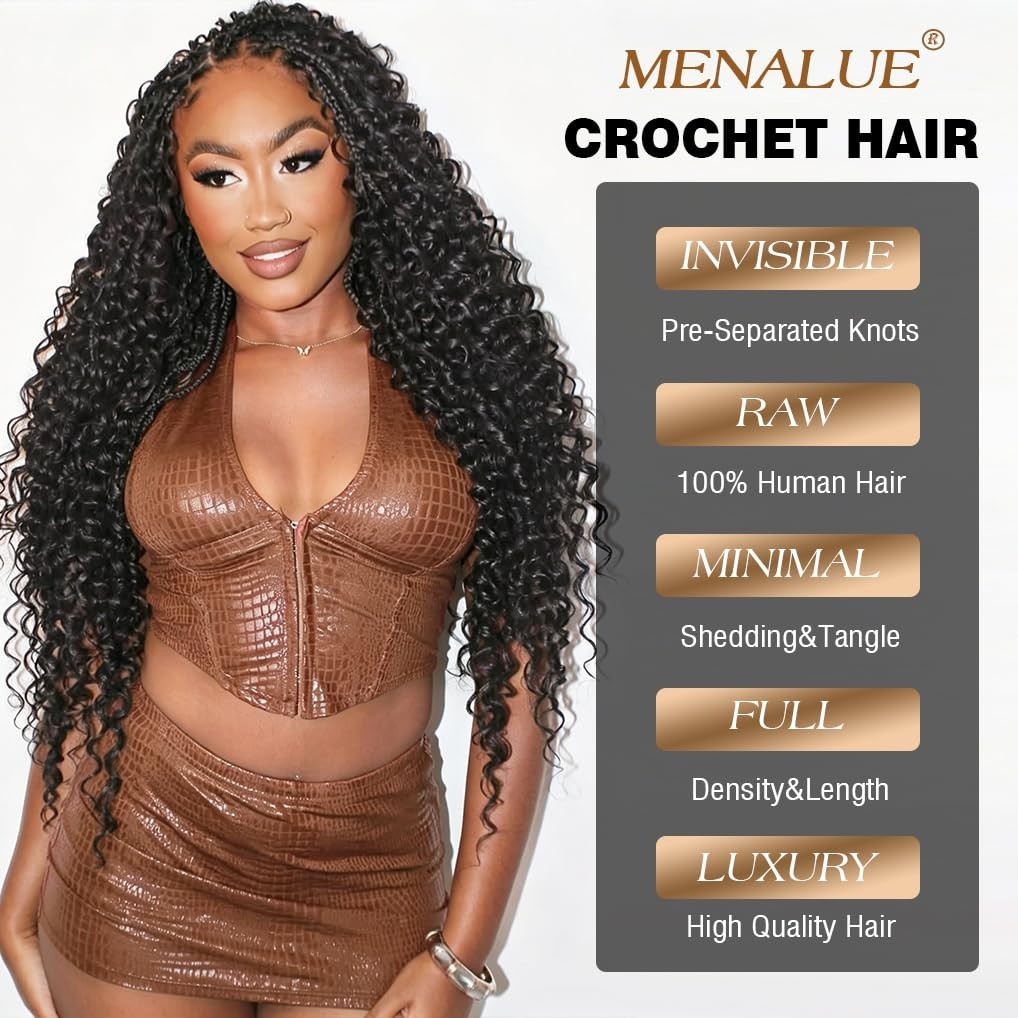 Deep Wave Invisible Knots Pre-Separated Human Hair Bundle 16 Inch 60g 16A Grade