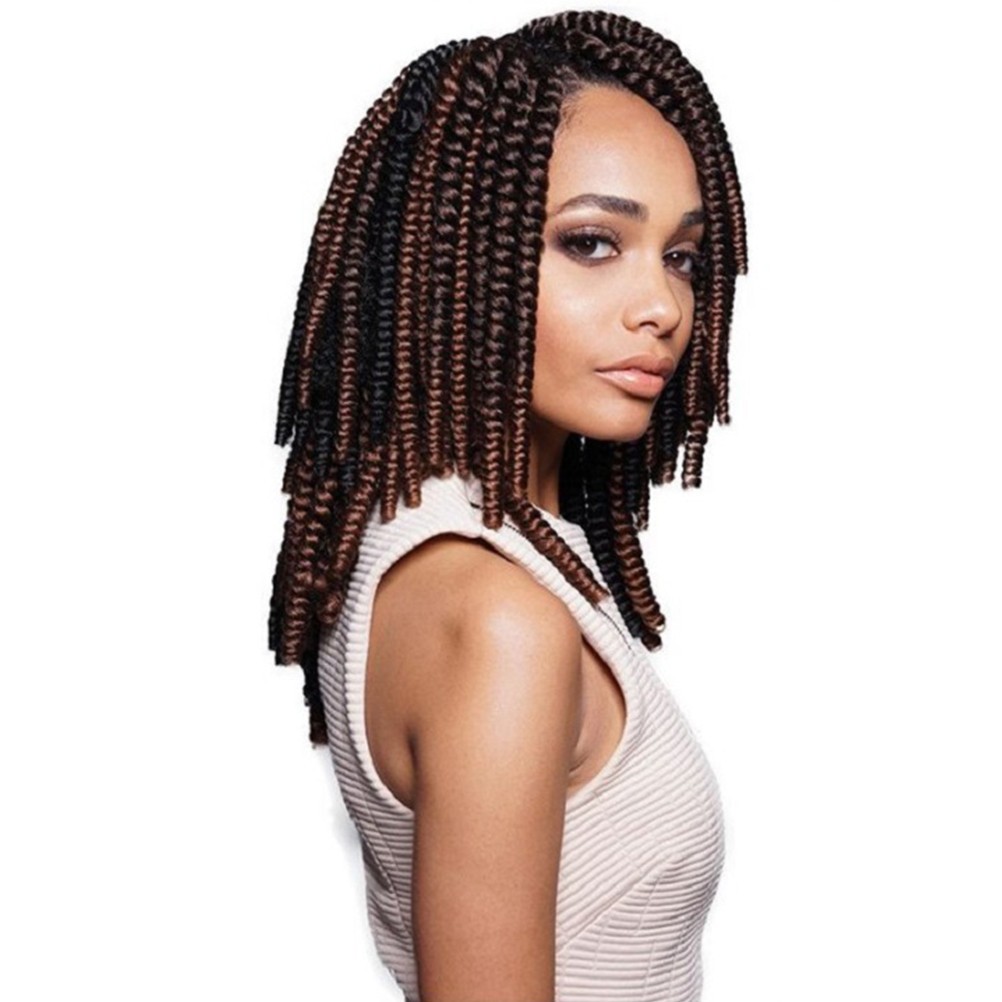 30 Strands Spring Hair Fake Braids Crochet Low Temperature Fiber Extensions