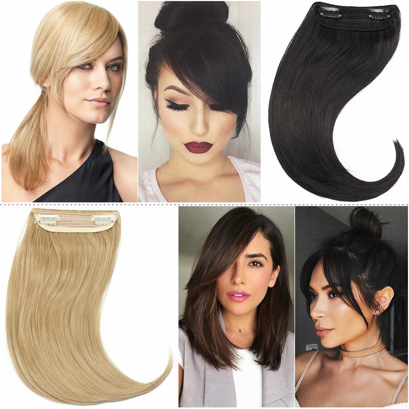 Neat Bangs Fringe Clip in Front Hair Extensions Neat Hairpieces Thick As Human L