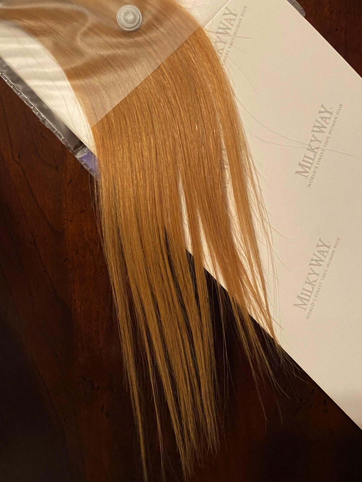 Milky Way Clip In Hair Extensions “European St. 18” Color 27 NEW