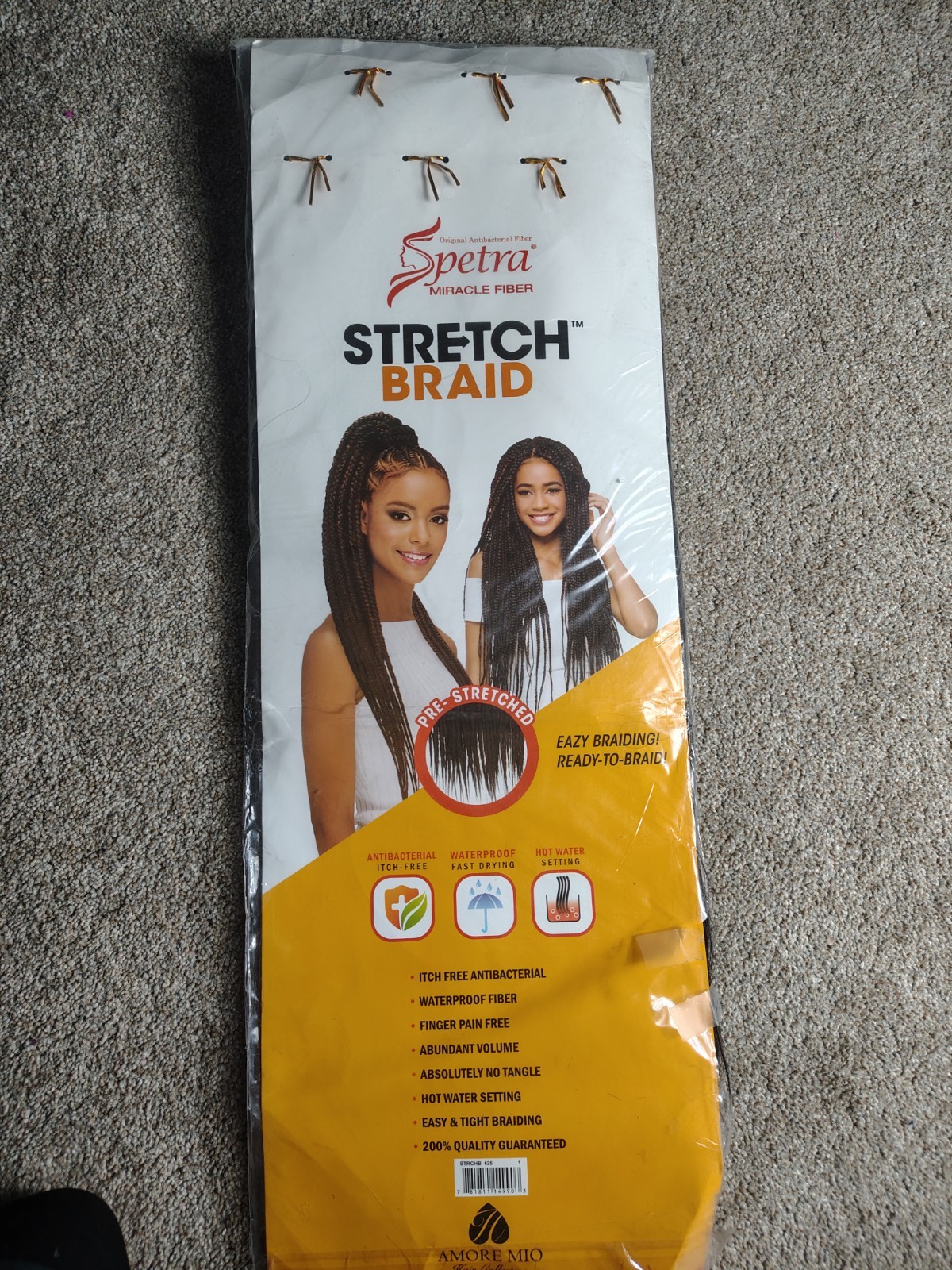 5 Packs Spetra Stretch Braid 25″ 6X Value Pack Pre-Stretched – 27 Bundles Total