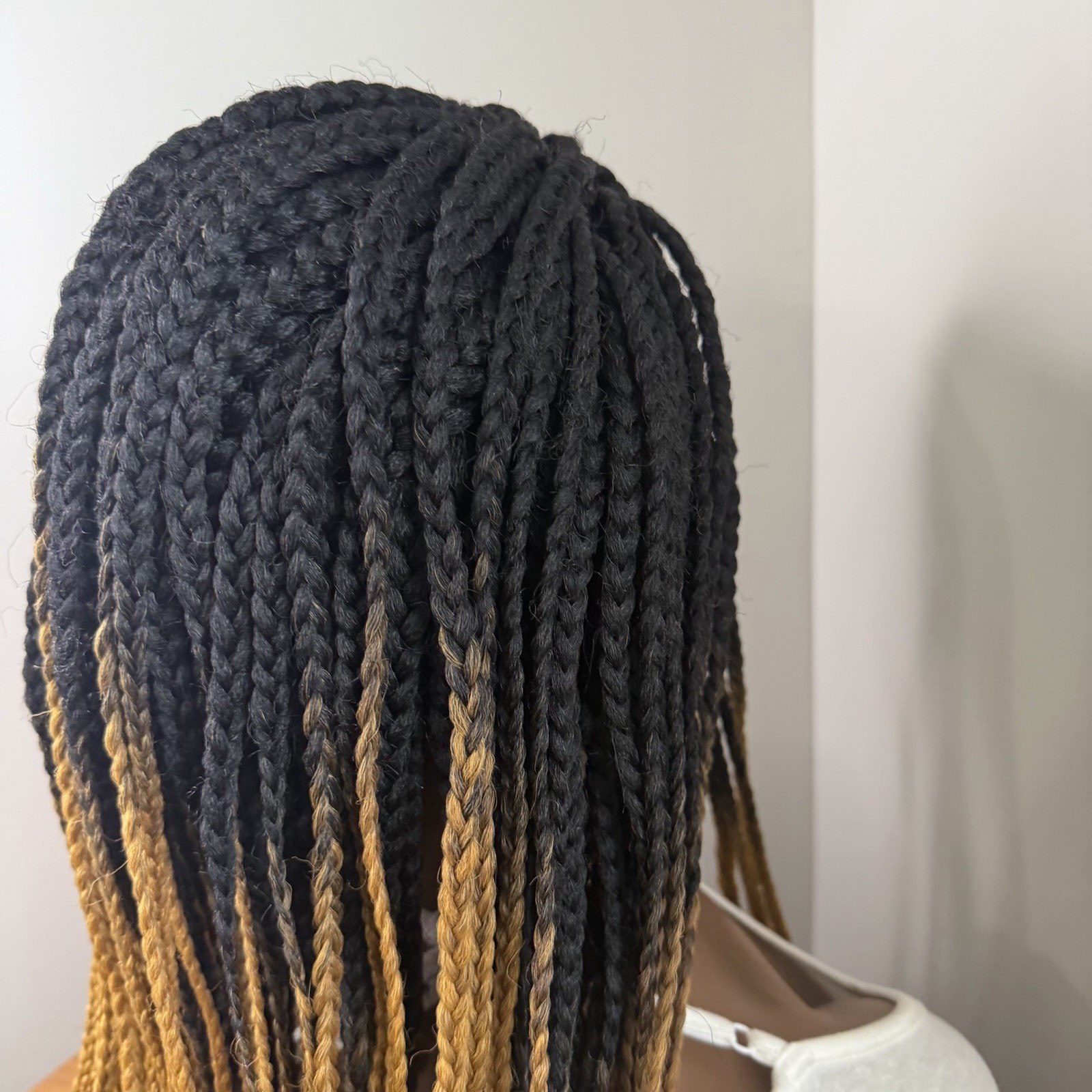 SENSATIONNEL CLOUD 9 4X4 SWISS LACE PARTING WIG – BOX BRAID 30” (READ)