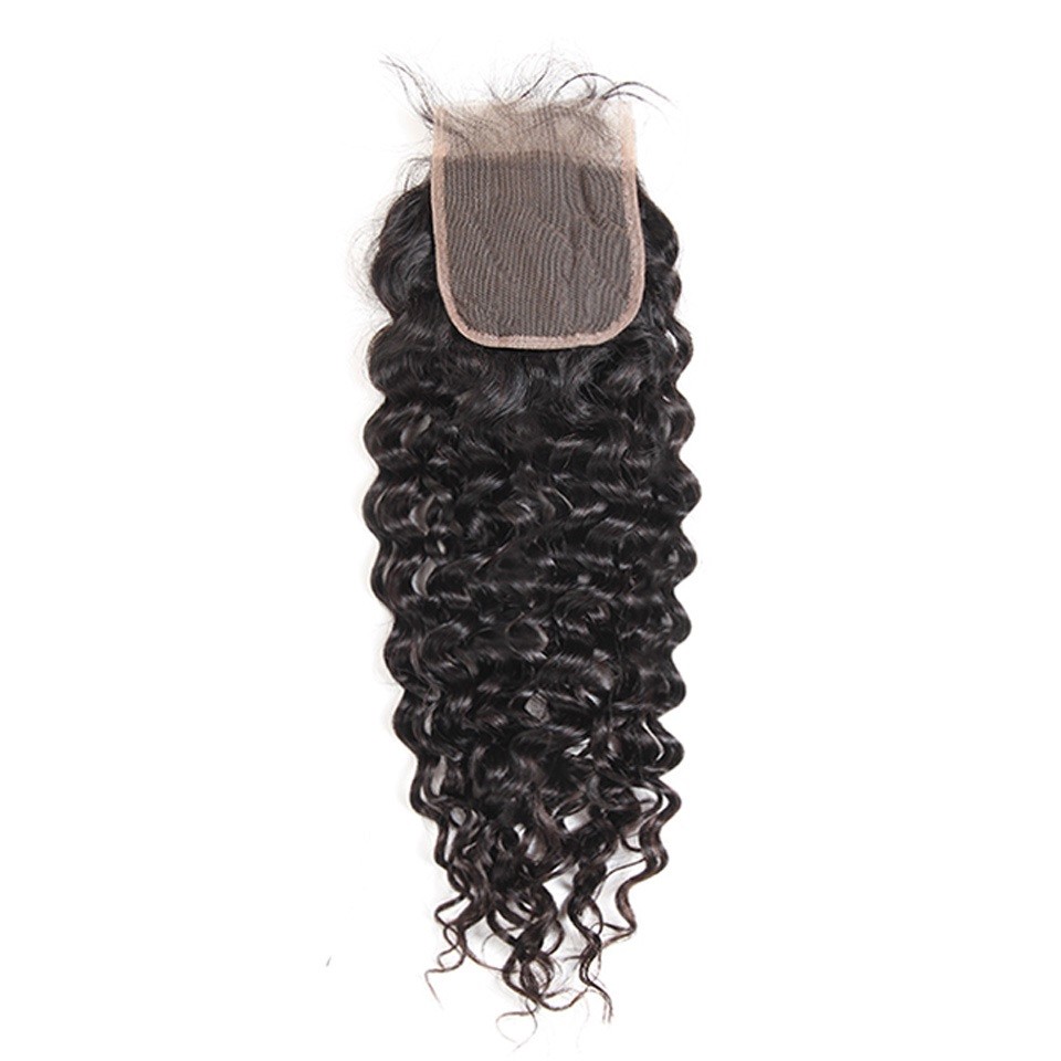 Brazilian Virgin Hair Natural Wave 3 Bundles 8″10″12″ With 10″ Lace Closure