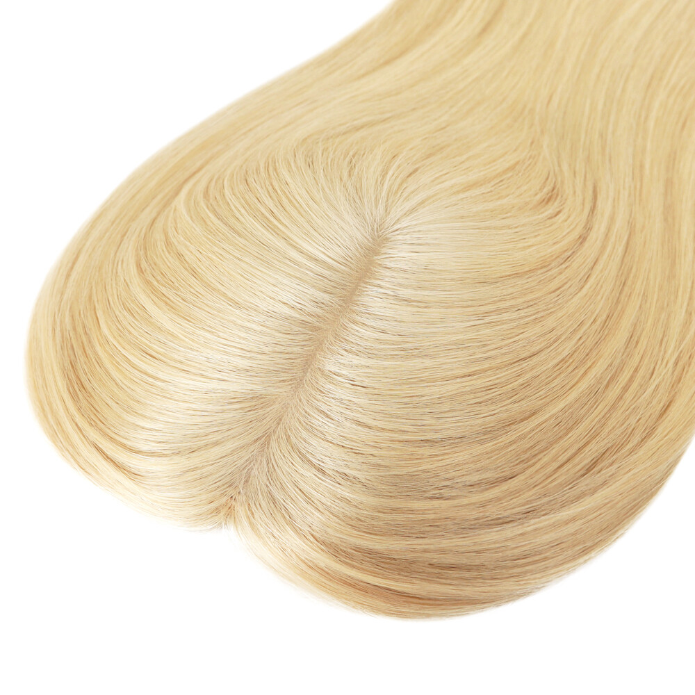 Women Top Pieces Human Remy Hair Topper Silk Top Systems 16” Chinese Hair TP29