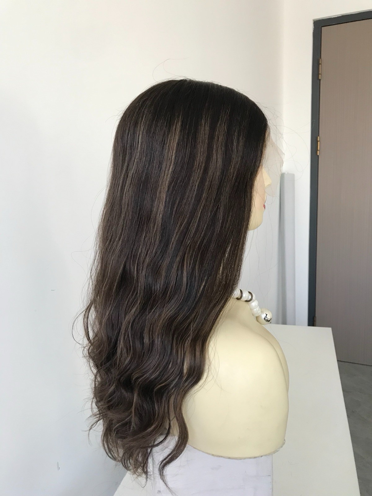 Wig Lace Top Sheitel Human Hair 22 Inches Size Medium