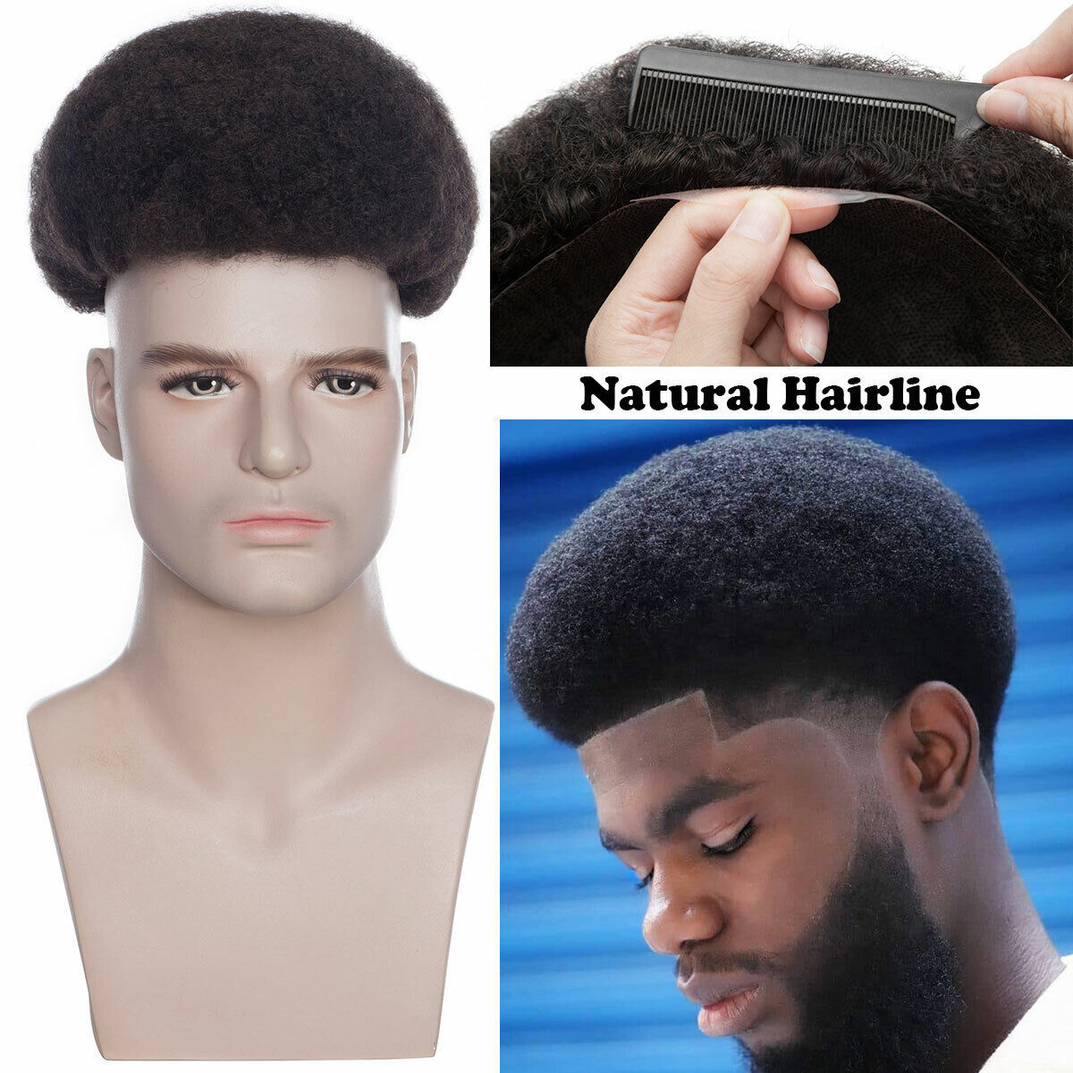 Ultra Thin Skin Mens Toupee Invisible Men Hair Replacement System TOP Hairpieces