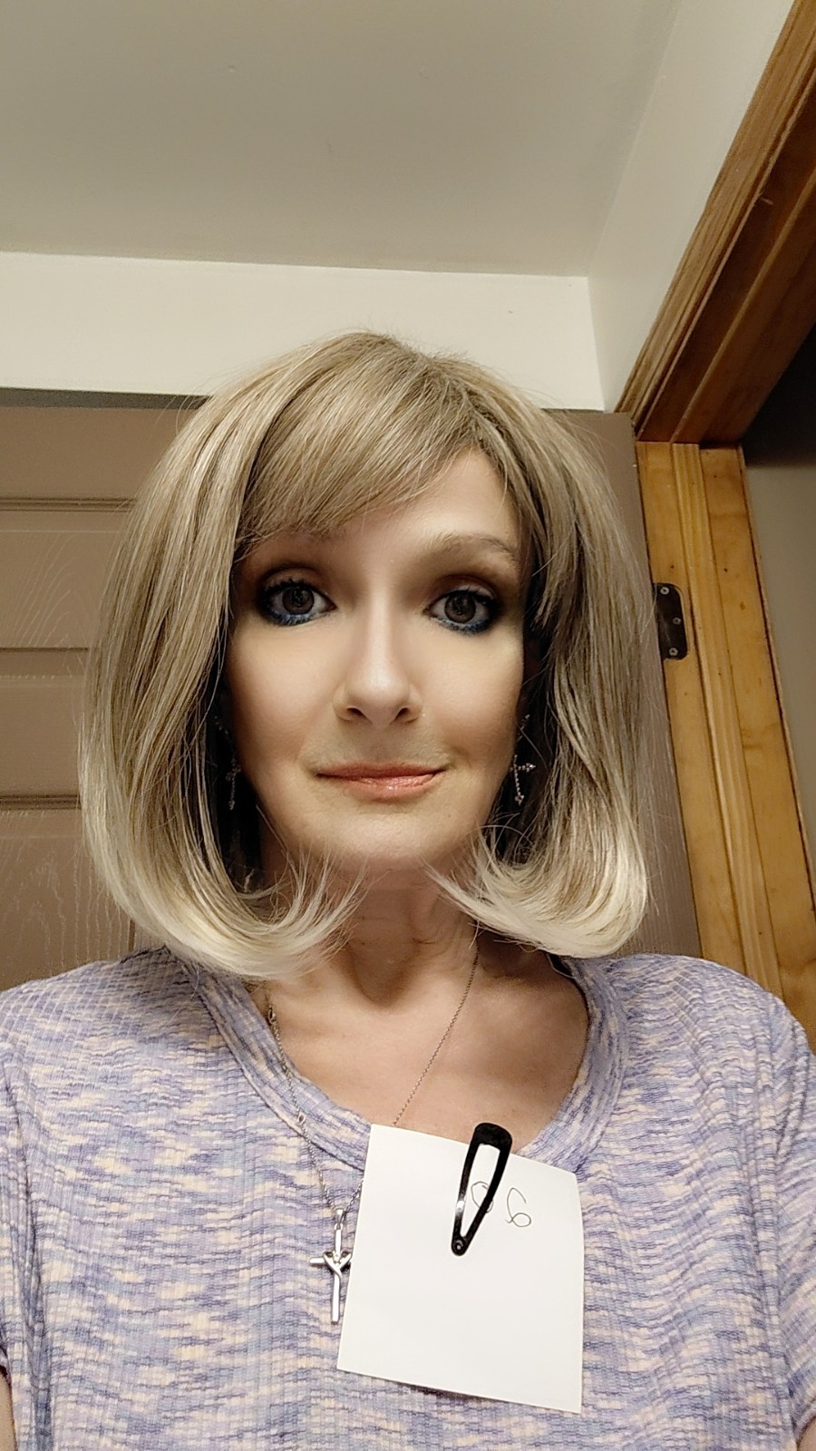 wig light blonde blonde bob style hairpiece for women adult short wig