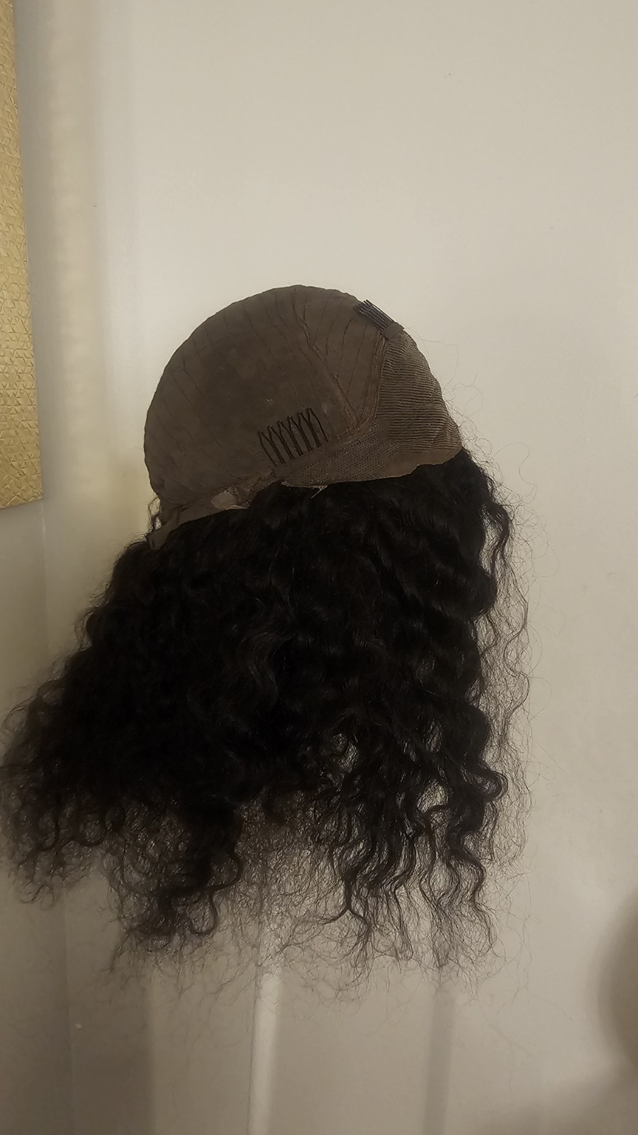 High-Quality Regular Top 18 To 20 ” Black Wavy 150% Virgin Human Hair Lace Wig