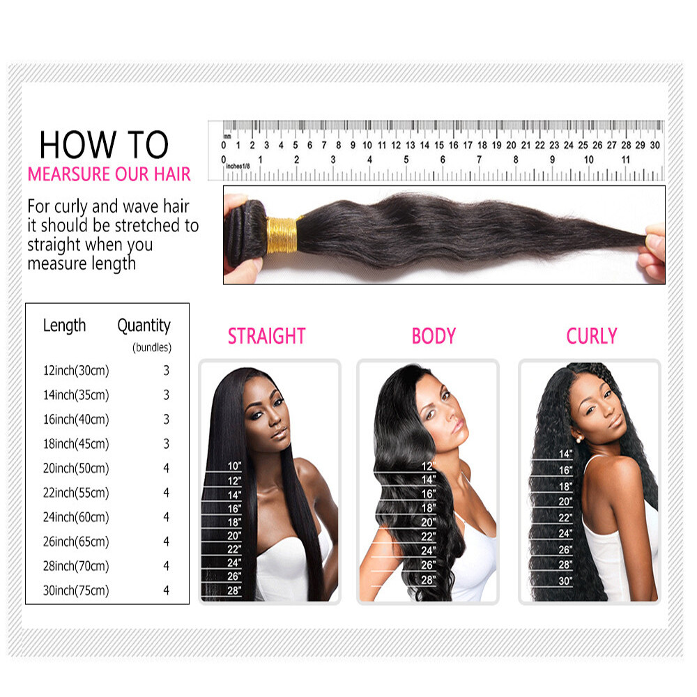 100% Real Remy Human Hair Extensions 100g/300g/400g THICK 3/4Bundles Weaves Weft