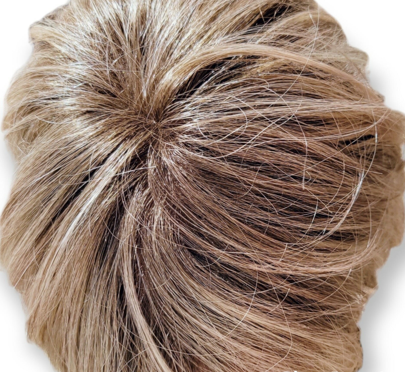 MILEY Wig by ENVY Mono Part Asymmetrical Edgy Medium Blond? Pre-owned