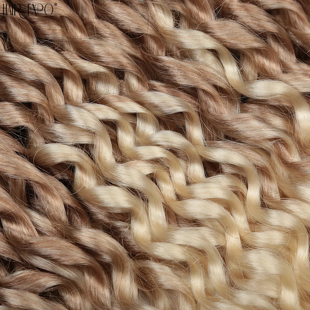 16Inch Freetress Ombre Synthetic Loose Deep Wave Twist Crochet Hair Extensions