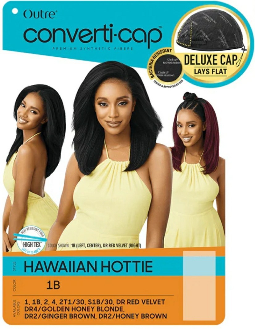 Outre Converti-Cap Deluxe Half Wig – HAWAIIAN HOTTIE