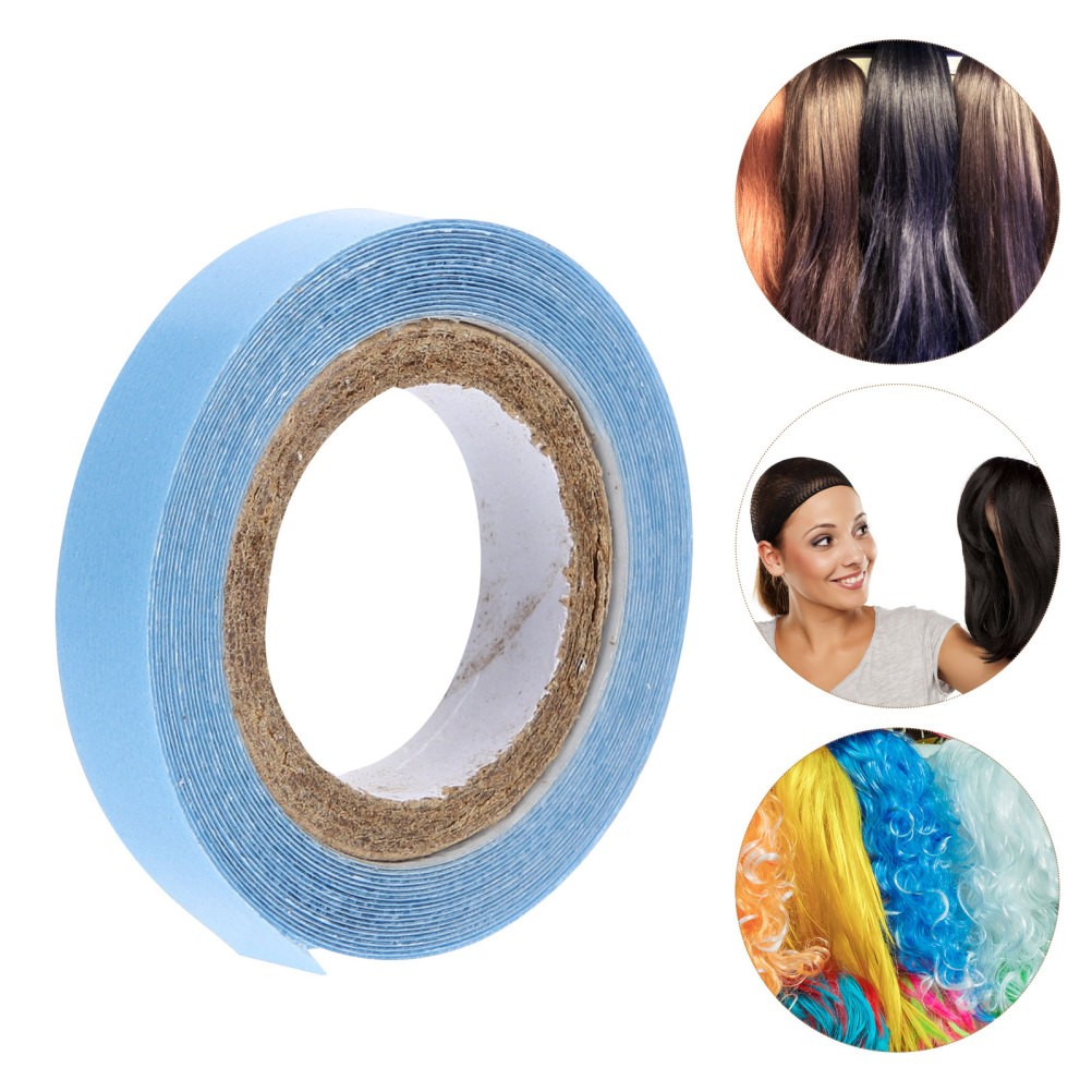 Adhesive Lace Wig Tape Roll Blue Double Sided Tape for Secure Hair Attachment