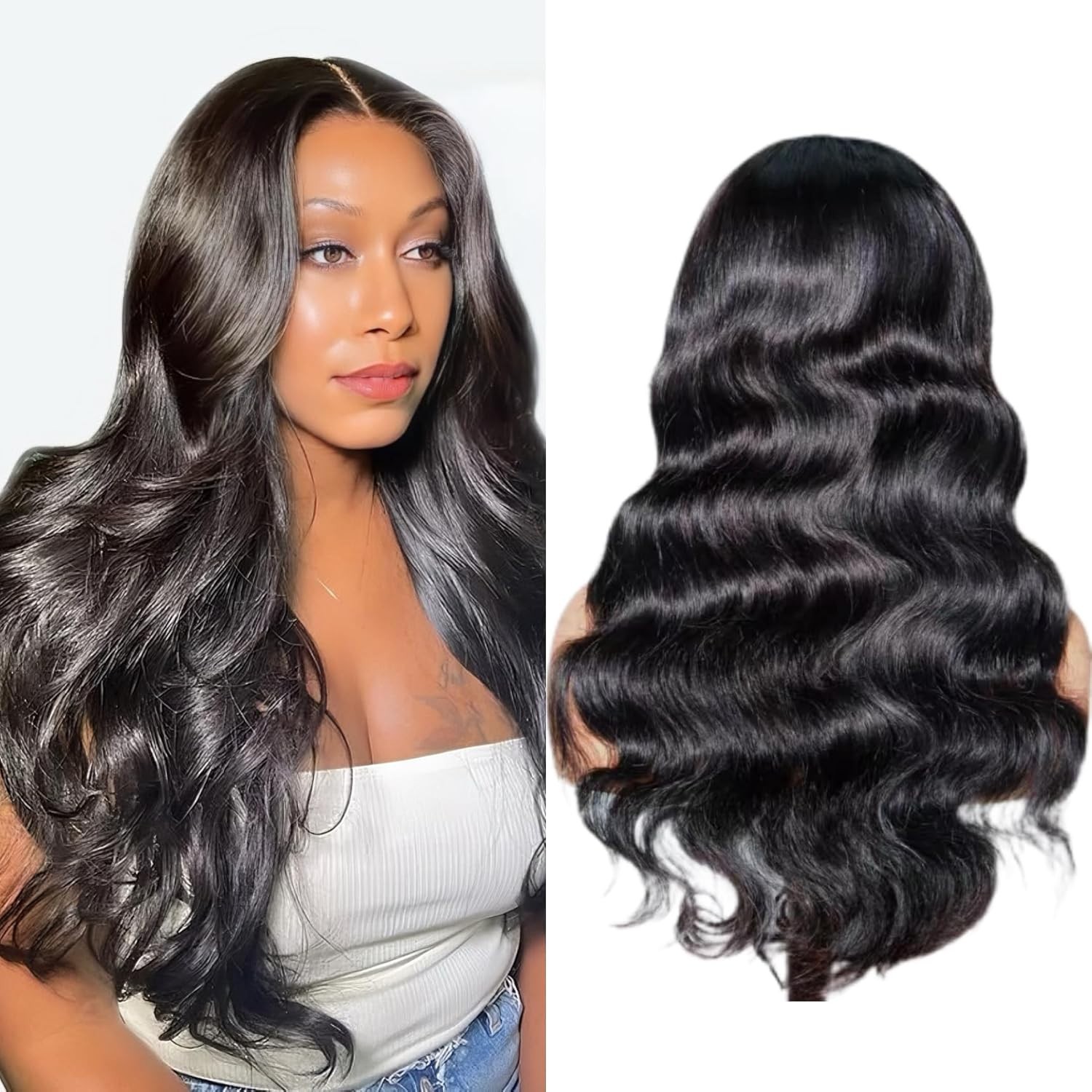 Body Wave U Part Wig Human Hair Upgrade U Part Human Hair Wig Clip In Half Wig