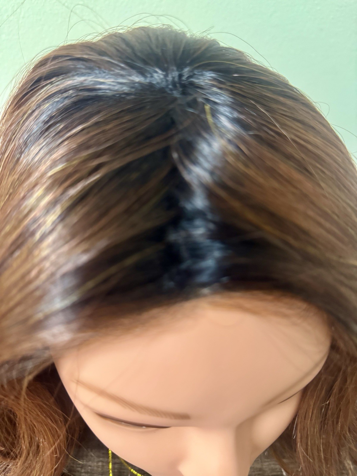 Dalgona 16 HF Hand-tied Cayenne with Ginger Root Wig