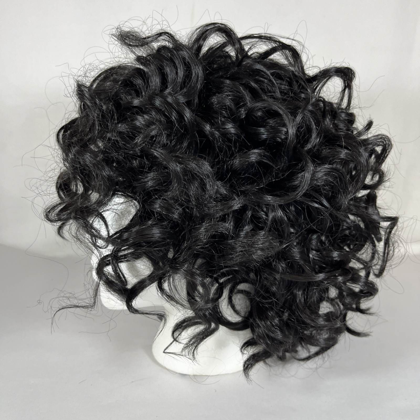 Hairdo Relaxed Coils Mid Length Average Midnight Brown / Dark Brown Wig New