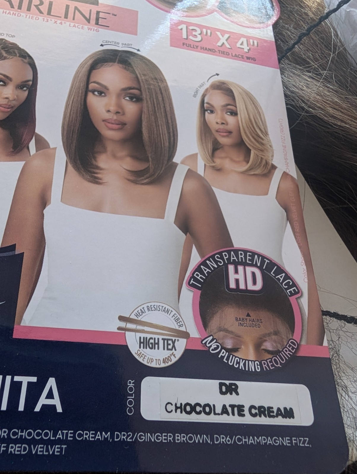 OUTRE LACE FRONT PERFECT HAIRLINE DANNITA DR CHOCOLATE CREAM NWOB