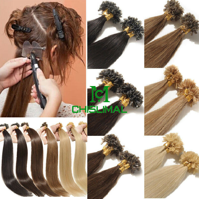 16″ – 26 Inch Nail U Tip 1g/s Remy Human Hair Extensions 50/100S Black Blonde