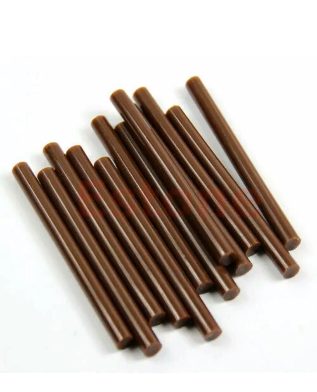 Lot Of 2 Total 20pcs Chocolate Brown Keratin Glue Sticks Human or Synthetic Hair