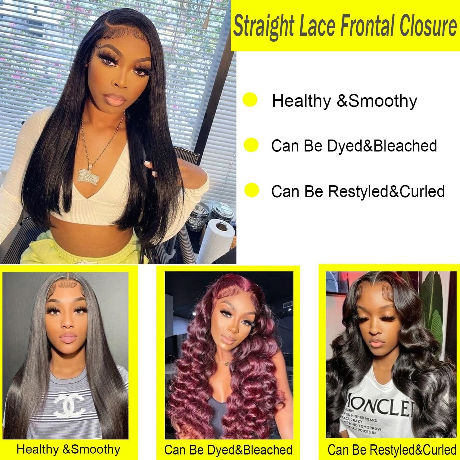 Breathable 13×4 HD Lace Closure | 12A Brazilian Virgin Hair for Versatile Styles