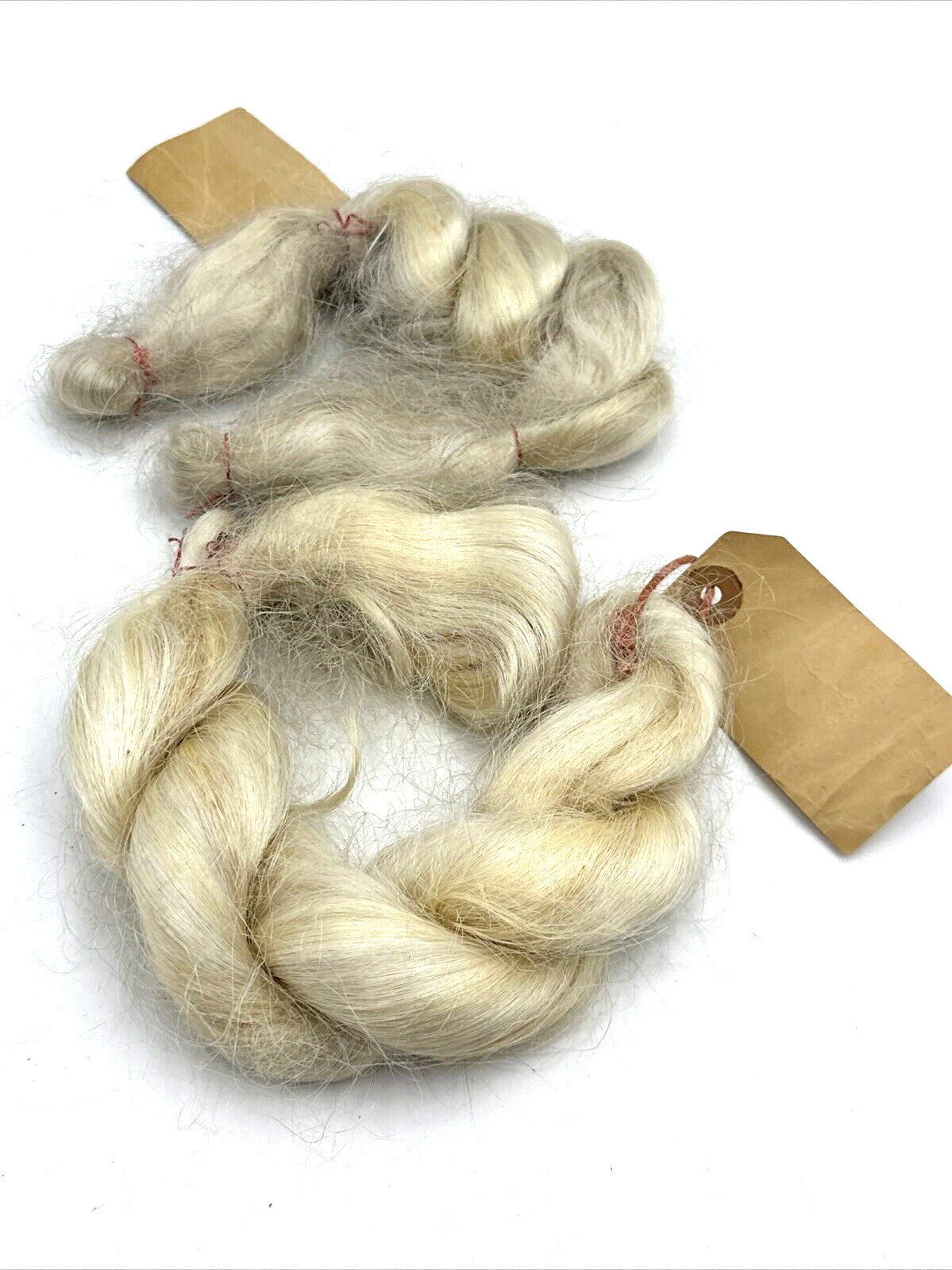 Antique 1888 Skein Lot Wig Hair New York Silk China Import Pony E Tail Rare