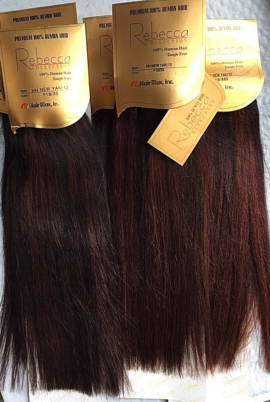 100% Human Hair For Weaving, 12″ Long Yaki Perm Style by Rebecca Collection!
