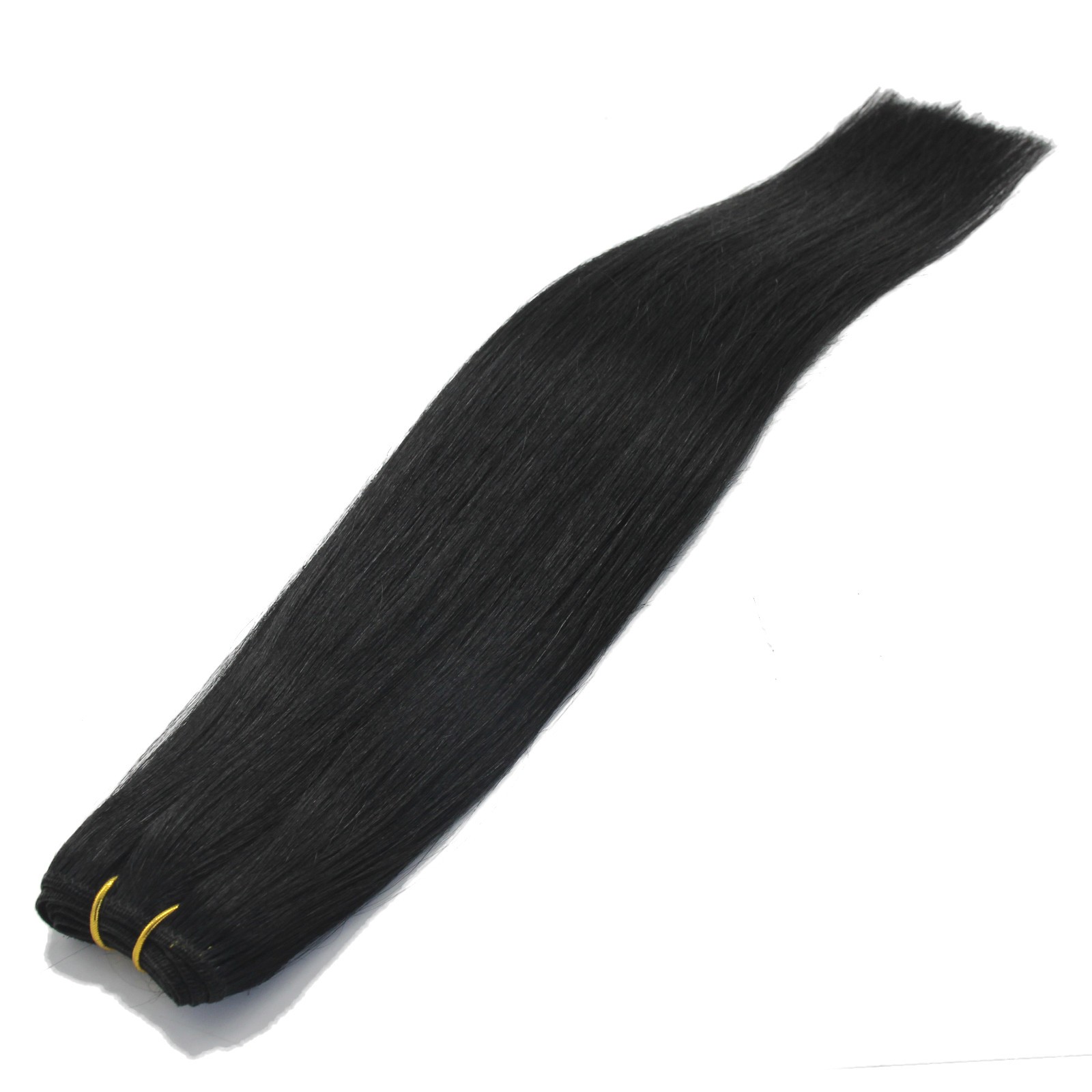 100g Thick Bundle Weft Hair Extenisons Remy Human Hair Double Weft Weave Blonde