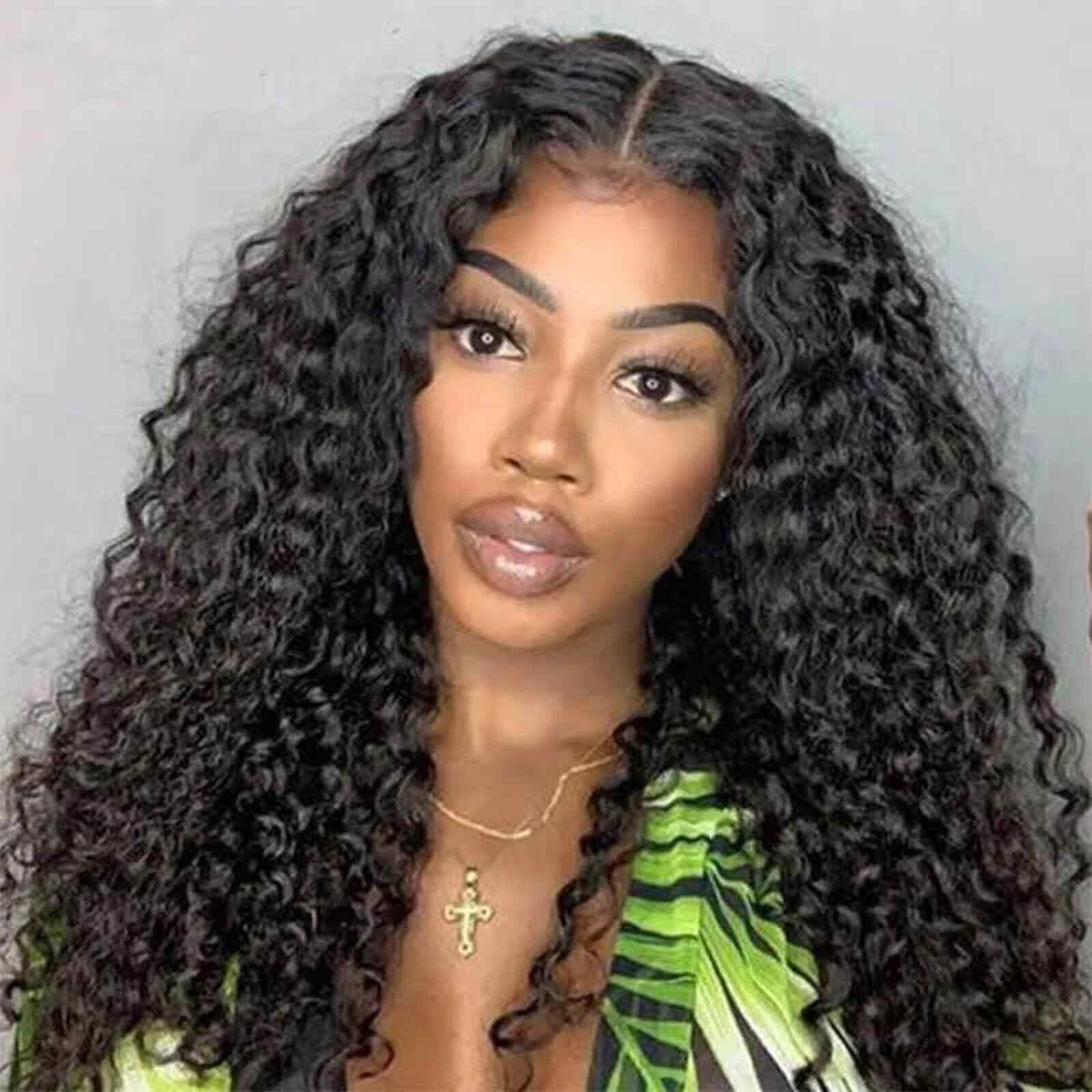 22” Virgin Hair Lace Front Wig Color: Natural LUXURY QUALITY