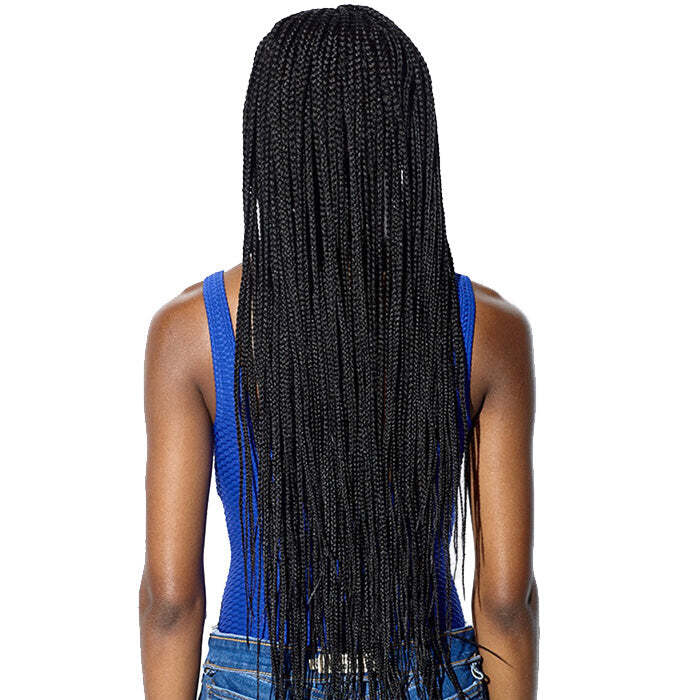 Sensationnel Cloud 9 Ruwa Synthetic 4×4 Swiss Lace Front Wig – BOX BRAID 36″
