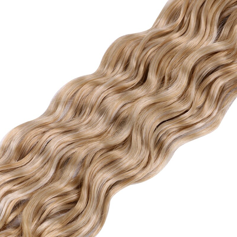 32″ Long Deep Wave Crochet Hair Curly Water Wave Boho Braiding Hair Extensions