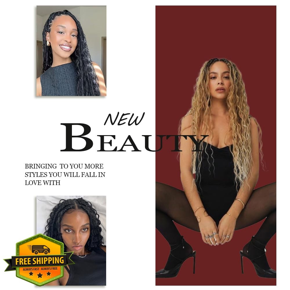 FYIMUYI #1B Braiding Hair 20 Inch 2 Bundles