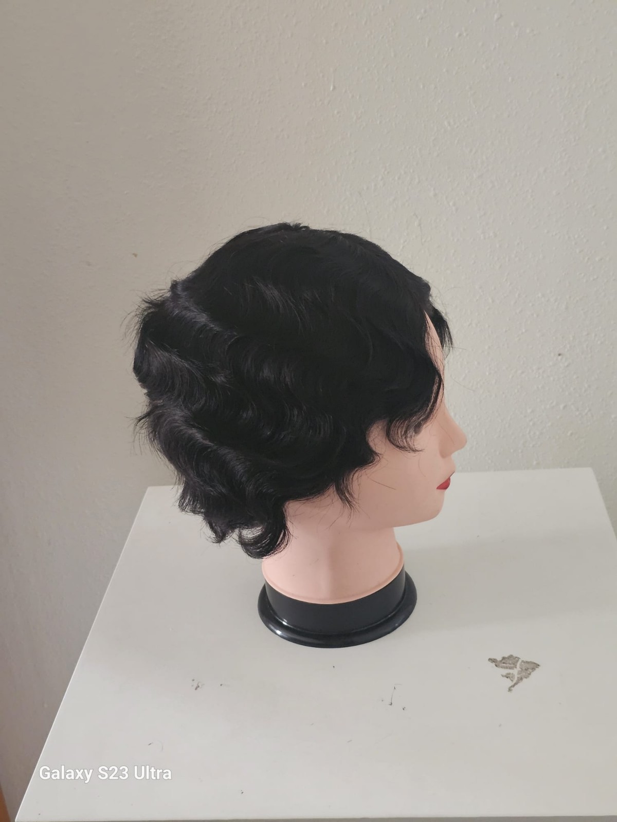 Short Finger Wave Wigs Human Hair Wig For Womens Short Ocean Wave Pixie Cut…