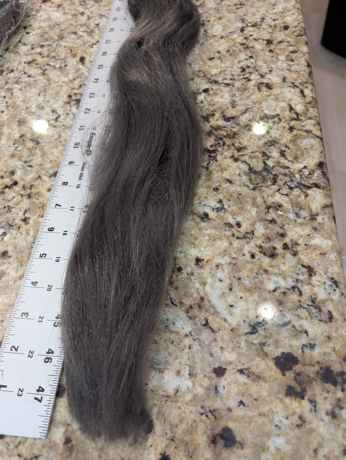 26″ Easy Braid Hair Pre Stretched Knotless Braiding Hair Ombre Brown to Grey 3pc