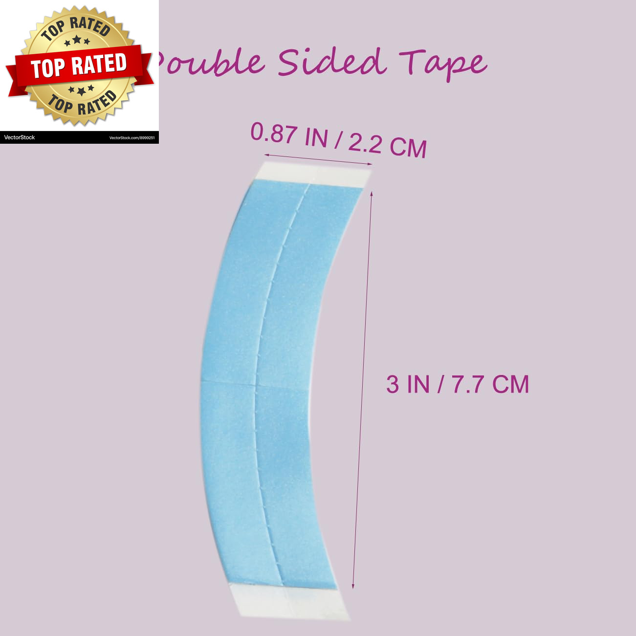 36 Pcs Lace Front Tape for Wigs, Waterproof Double Sided Strong Adhesive Wig Glu