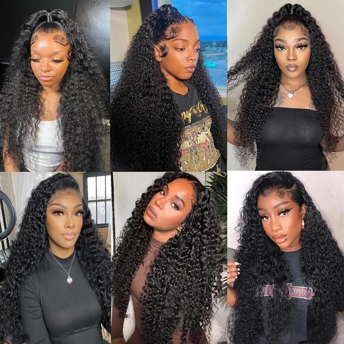 30″ 13×6 Water Wave Lace Front Wig – HD Transparent, Glueless, Pre-Plucked, Deep