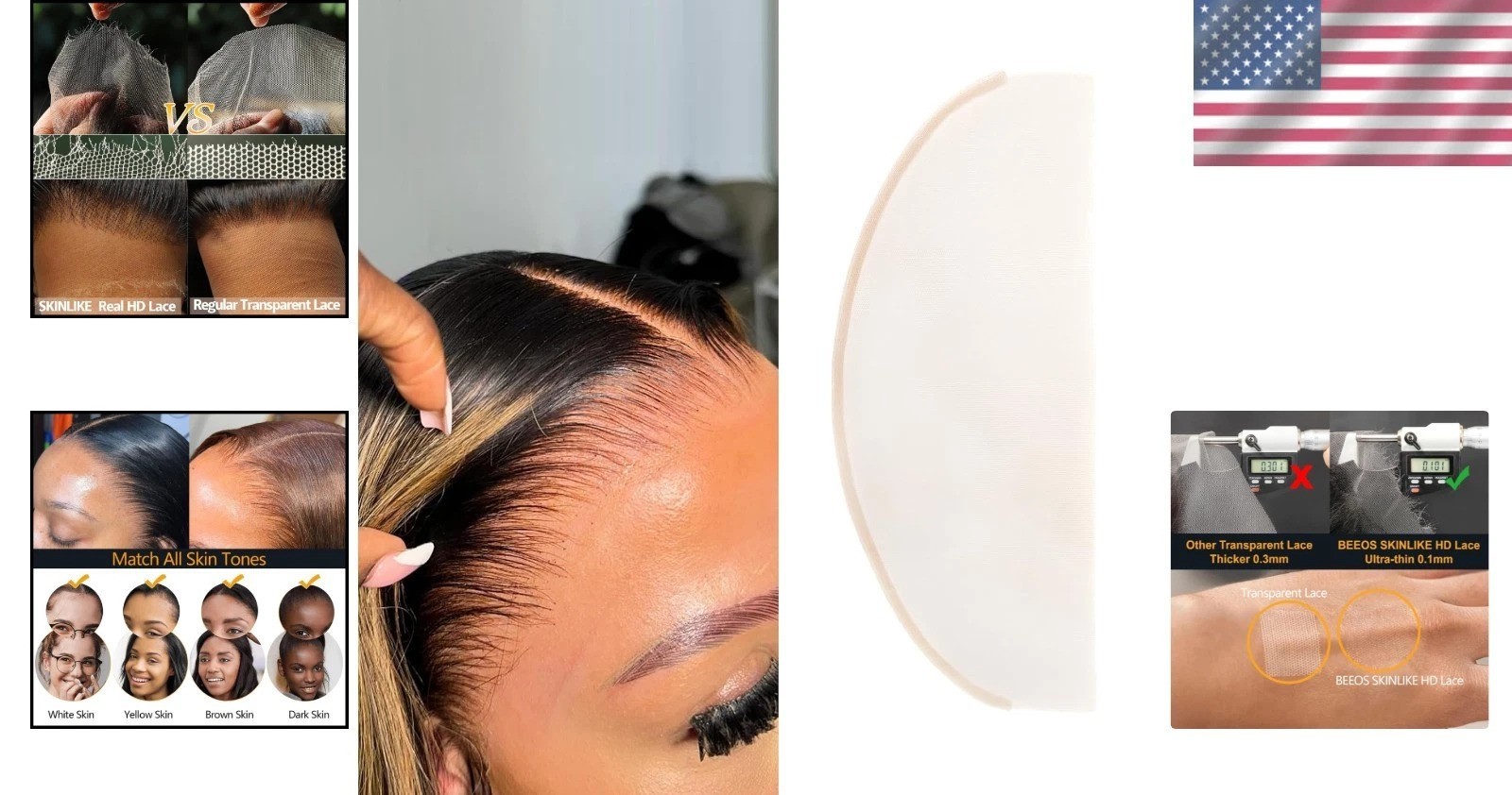 13×4 Skinlike Real HD Lace – Ideal for Seamless Wig Making & Repairs
