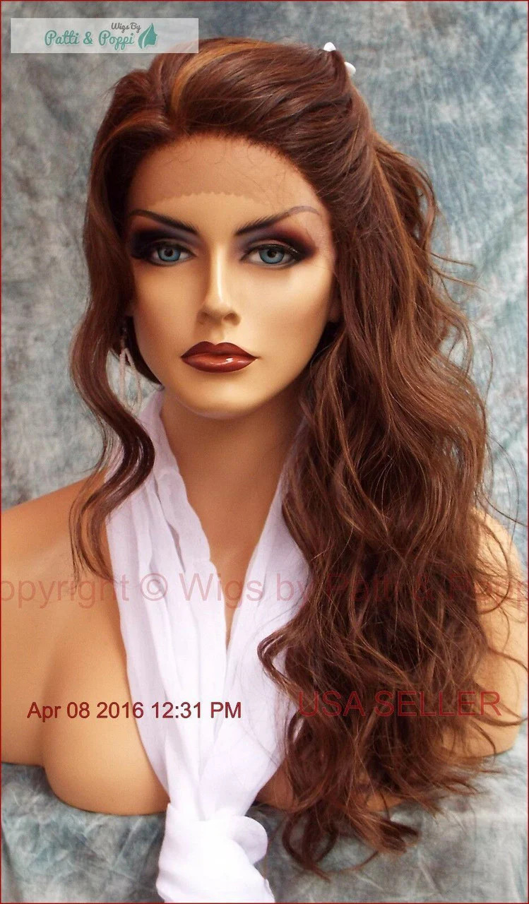 LACE FRONT HAND TIED HEAT FRIENDLY EXQUISITE SENSUAL FS4.30 WIG USA SELLER *476