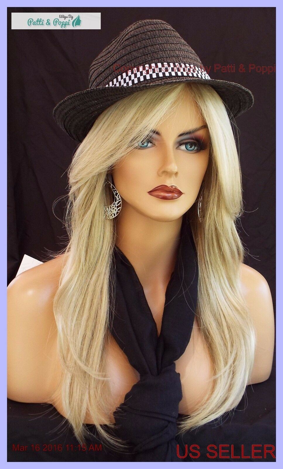 SHILO NORIKO RENE OF PARIS MONOTOP WIG STUNNING SEDUCTIVE STYLE CLR CREAMY BLOND