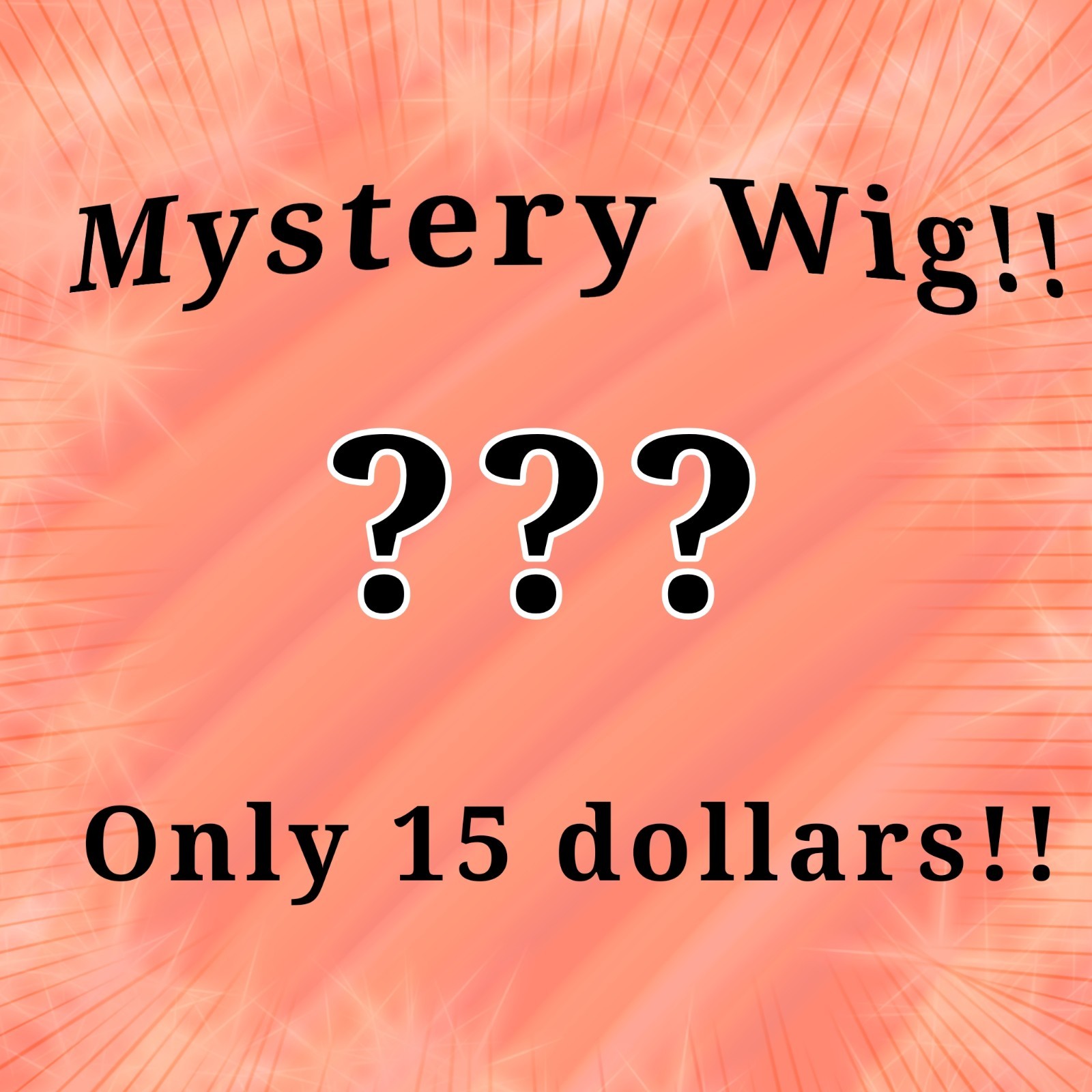 MYSTERY WIG!! Lace And Wig Cap Included. Brand New Never Worn!