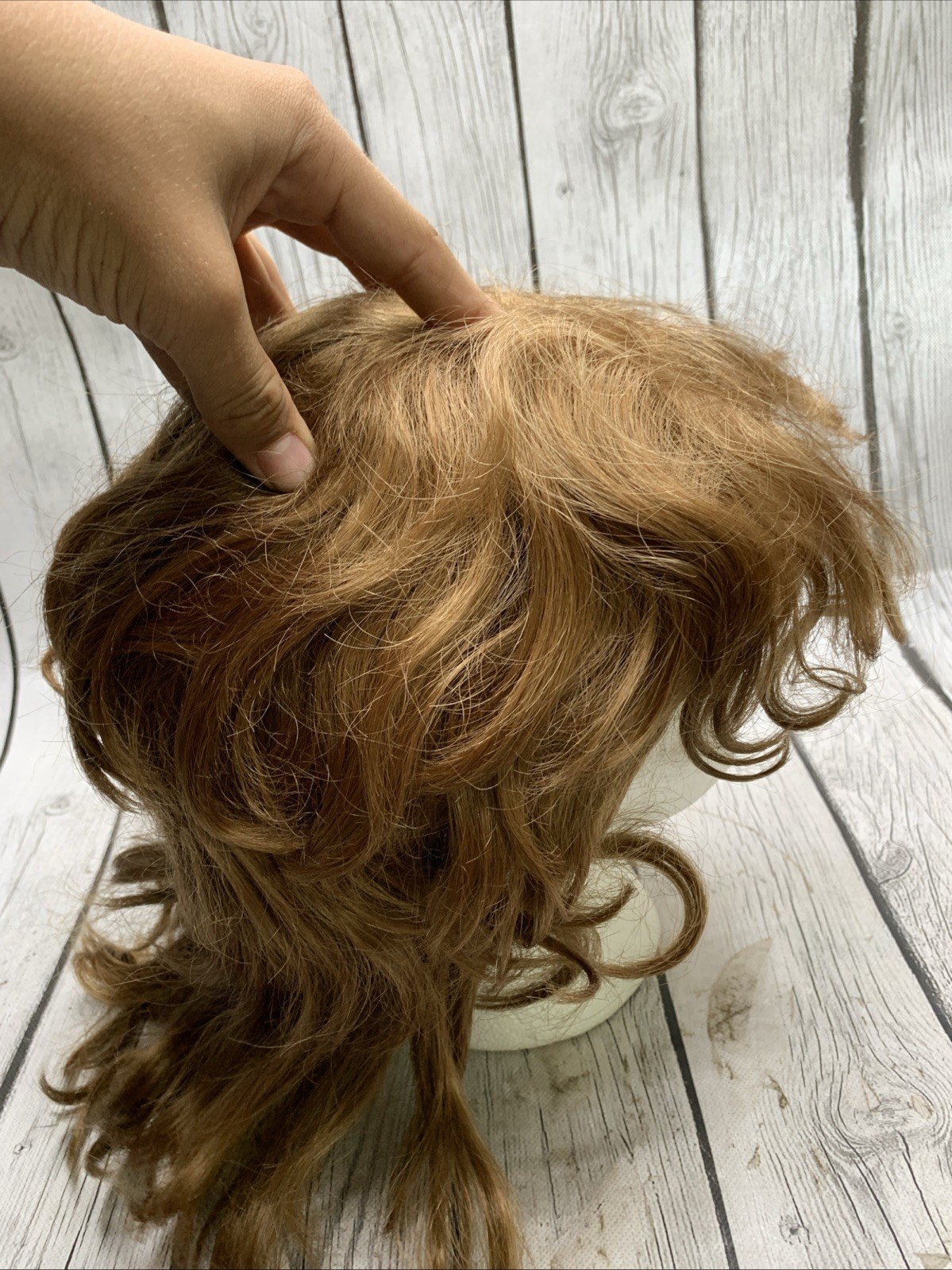 Tony Of Beverly ELURA Vintage Wig Longer Length AUBURN Red Brown Hair Curls