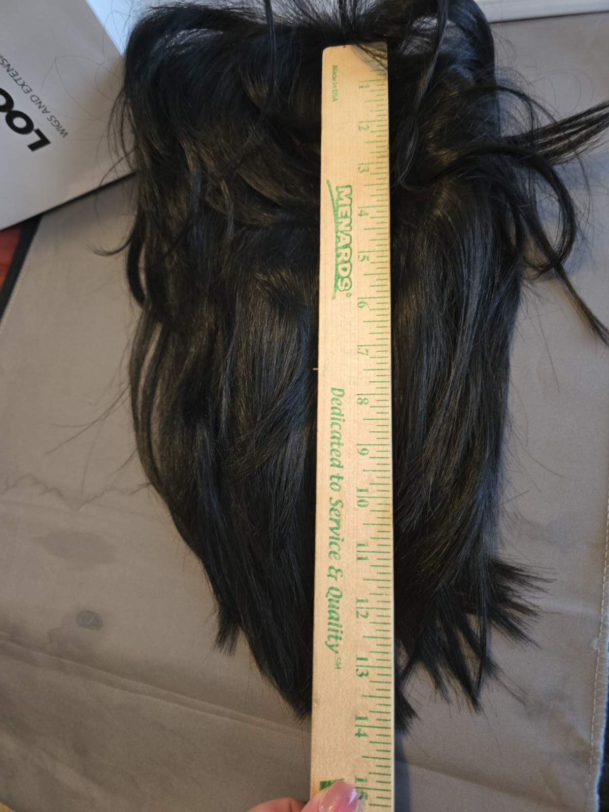 New in Box TressAllure CARLIE LPC1801 Casual Curls LFLP Wig Black