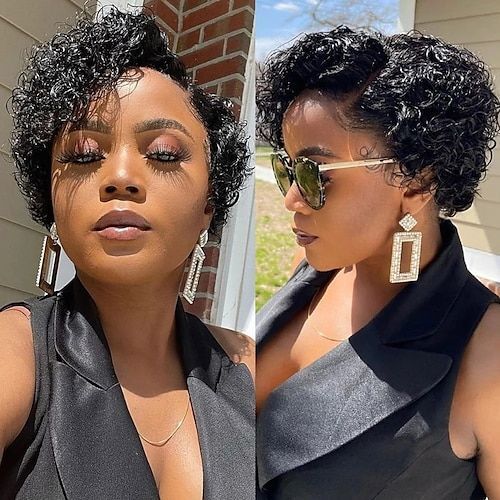 13×4 Brazilian Water Wave Bob Lace Front Wigs 100% Human Hair Wigs Pre Plucked 8