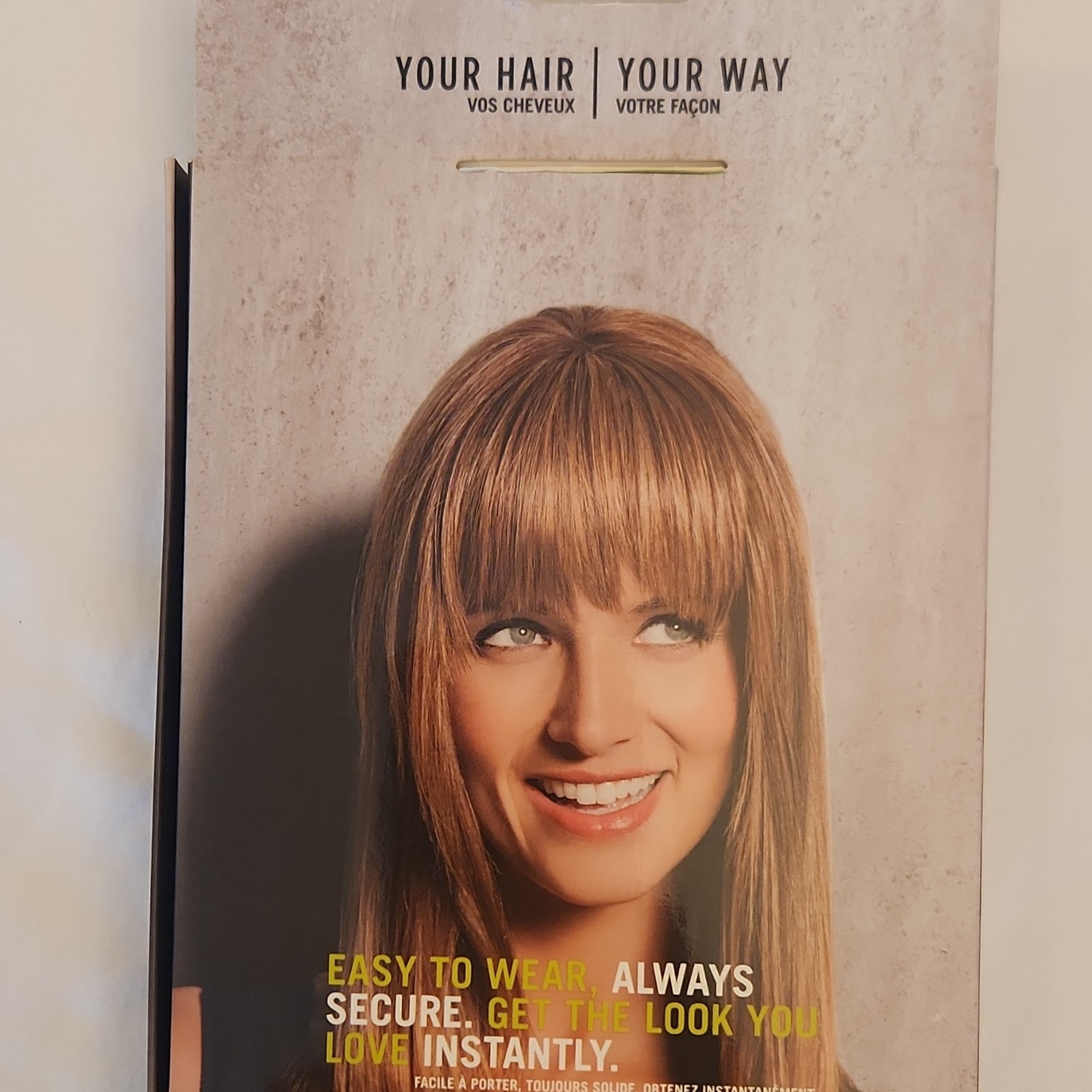 Hairdo Modern Fringe clip in bangs silver/light Grey R56/60